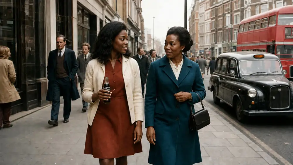 A London street. A single breath. A world waiting beyond the light.