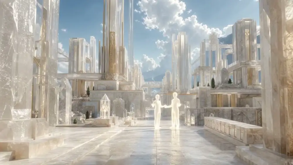 A luminous city imagined for the NoeticMap experience